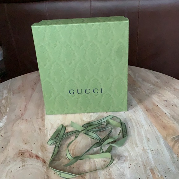 Gucci Accessories Gucci Shoegift Box Wsilk Paper And Ribbon Poshmark